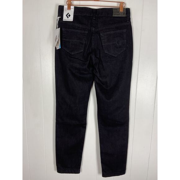 Black Diamond Women's Mission Wool Denim Pants in Black Size 2 NWT - Picture 8 of 12